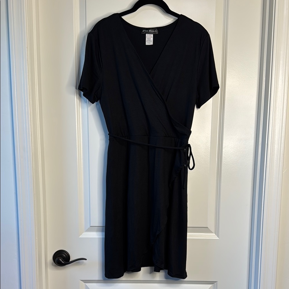 Black Ballerina Wrap Dress